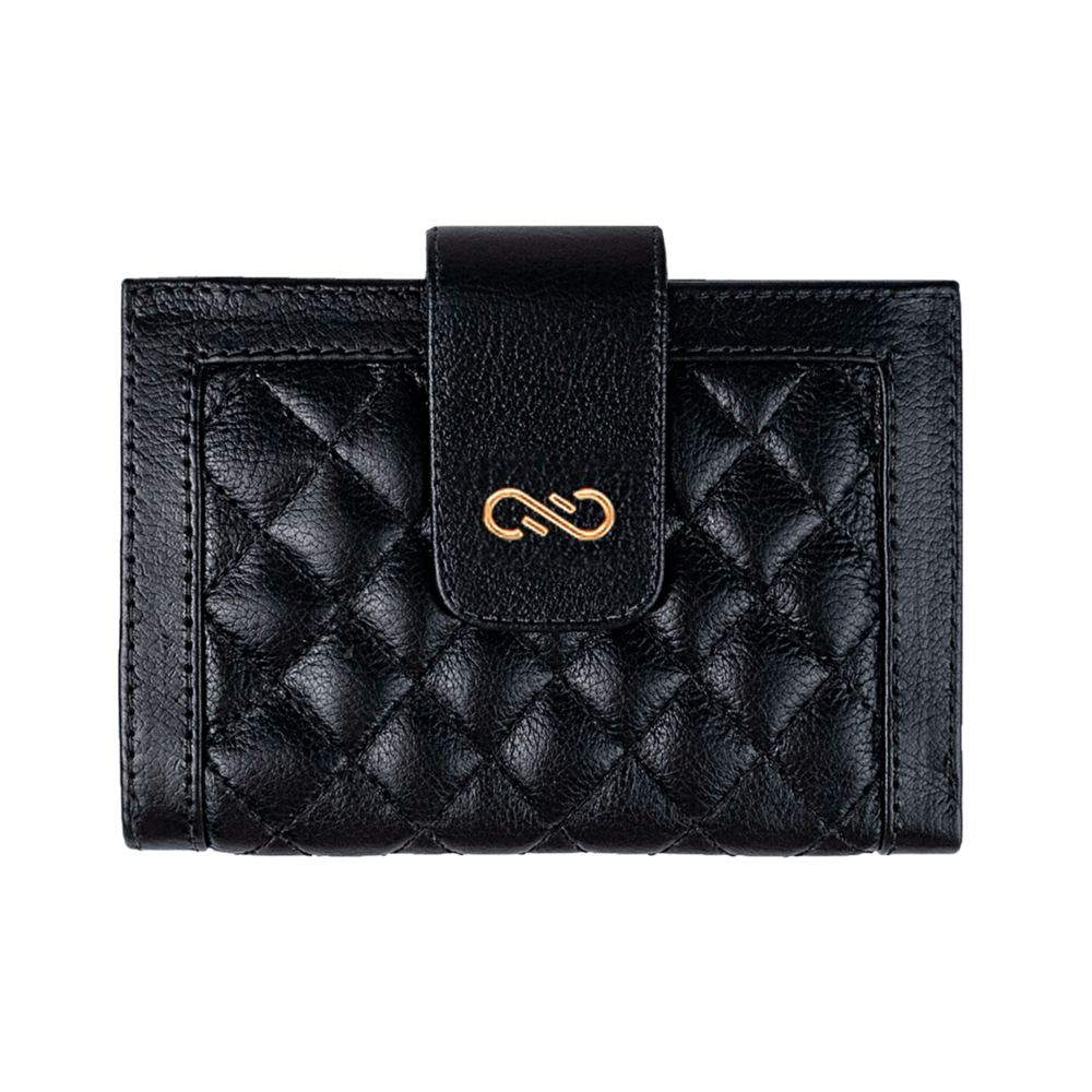 Carteira Em Couro Preta